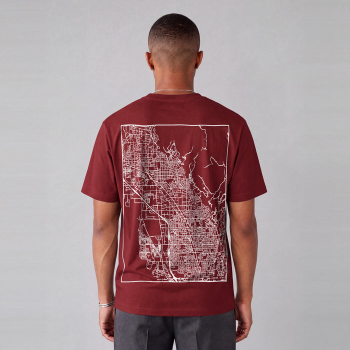 Essential Heavyweight Map Tee (Lindon)