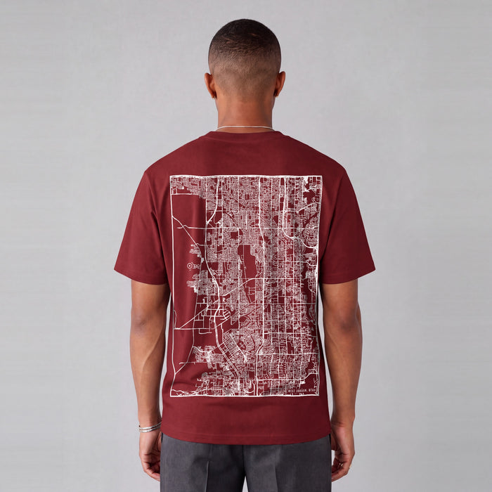 Essential Heavyweight Map Tee (West Jordan)