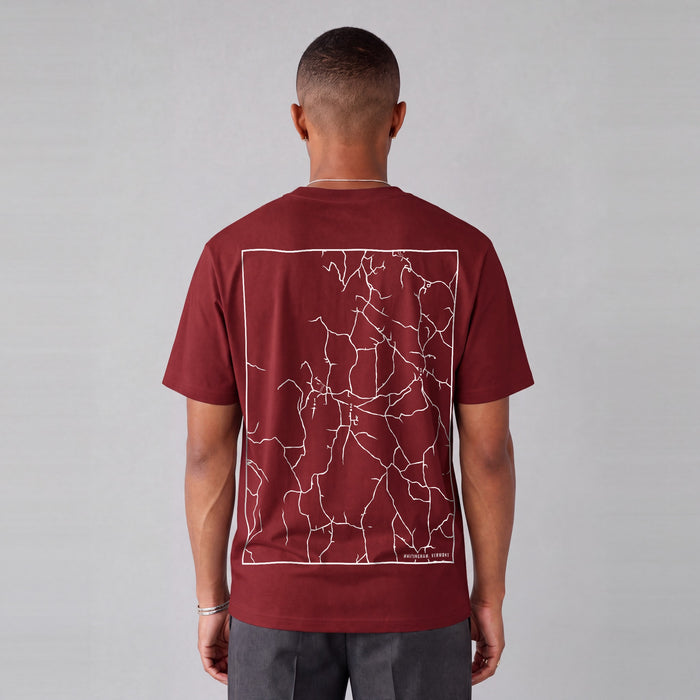 Essential Heavyweight Map Tee (Whitingham)