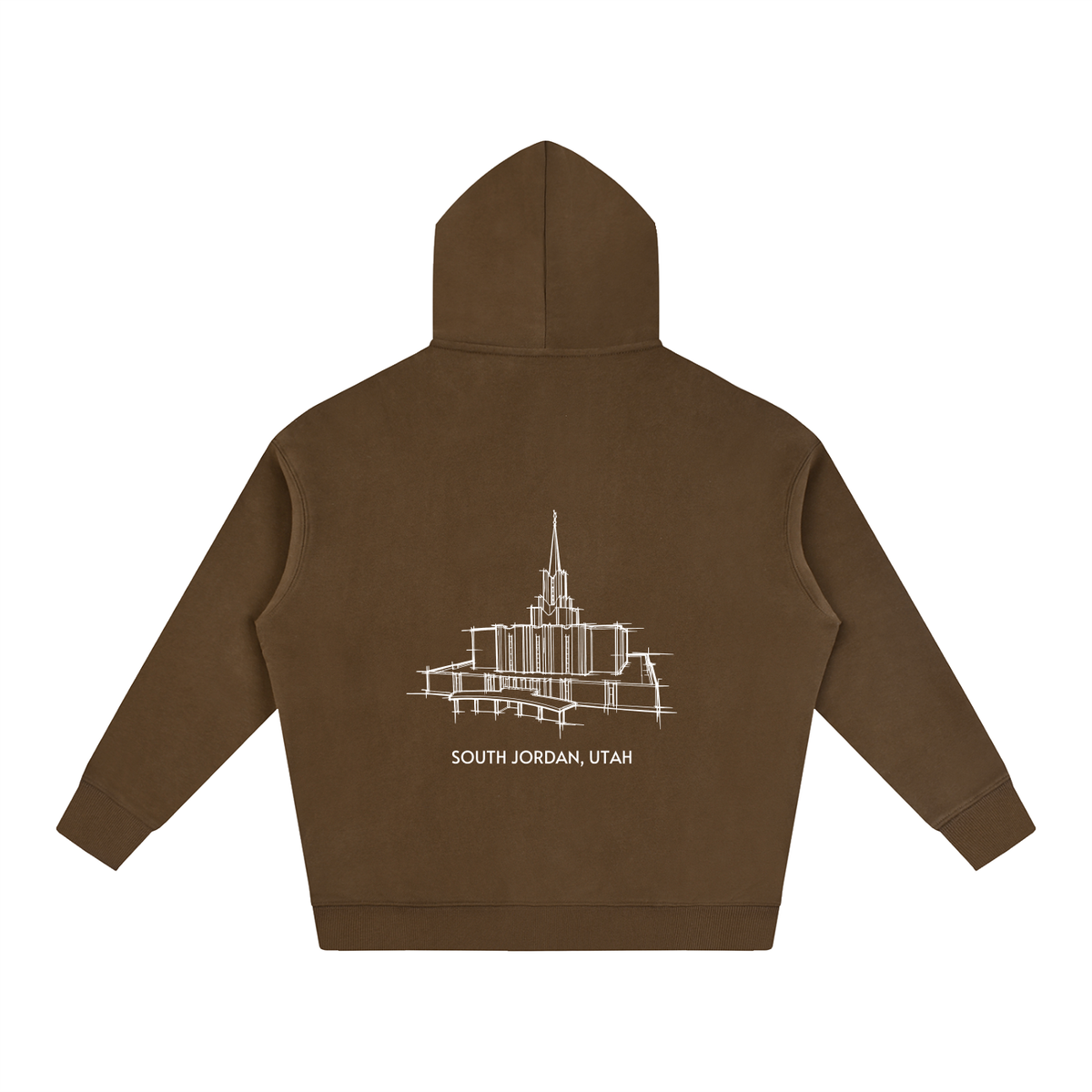 Ultra-soft Oversized Temple Hoodie (Jordan River)