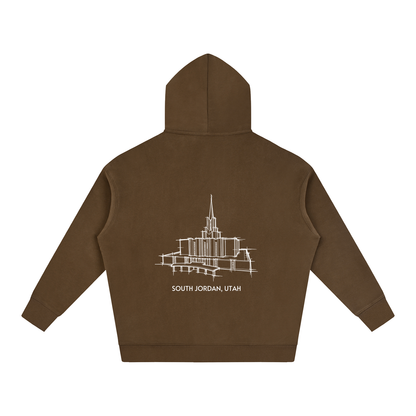 Ultra-soft Oversized Temple Hoodie (Jordan River)