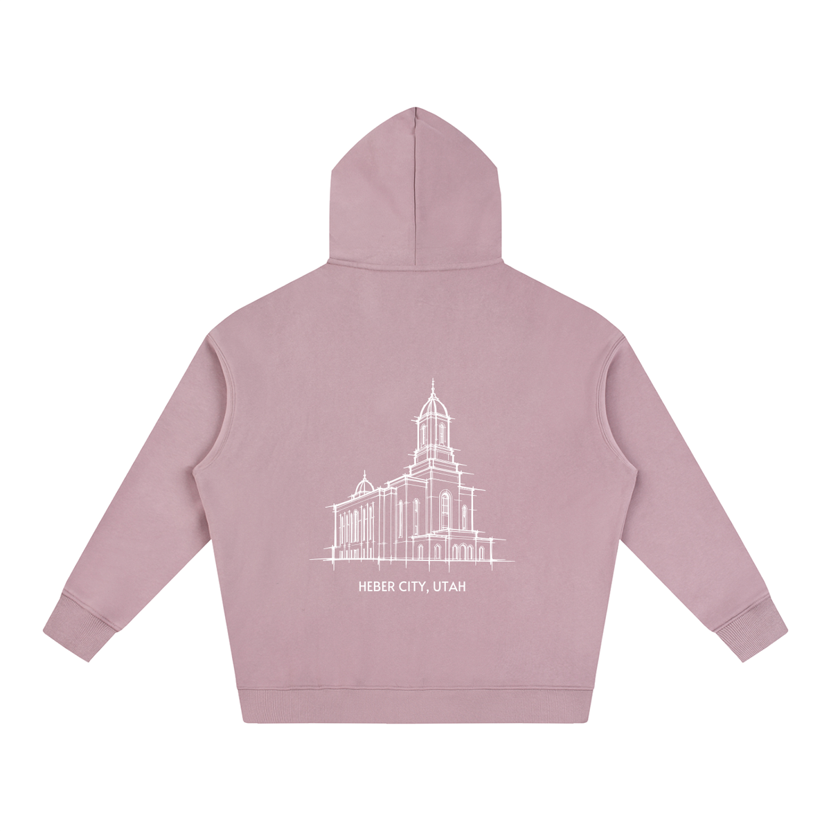 Ultra-soft Oversized Temple Hoodie (Heber Valley)