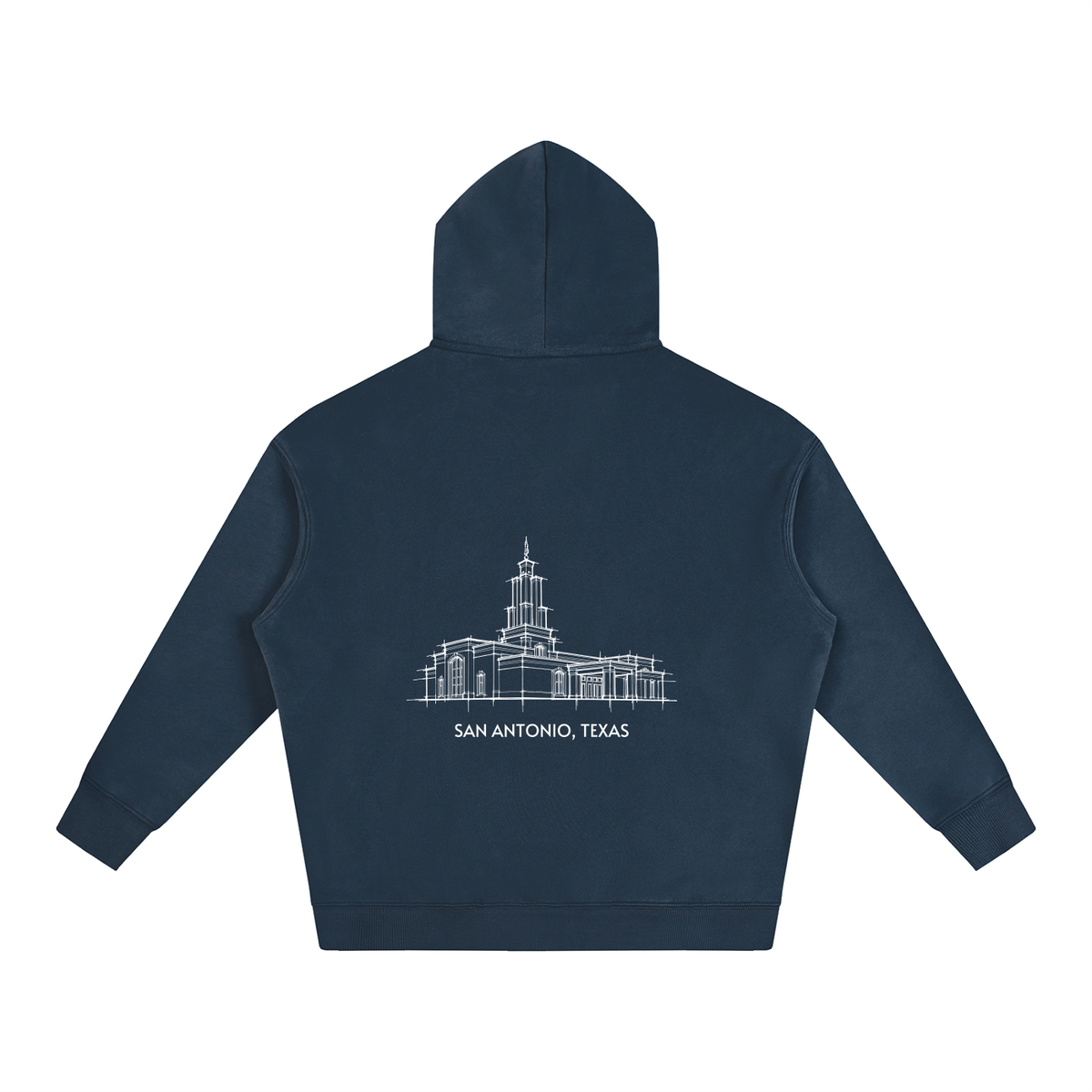 Ultra-soft Oversized Temple Hoodie (San Antonio)