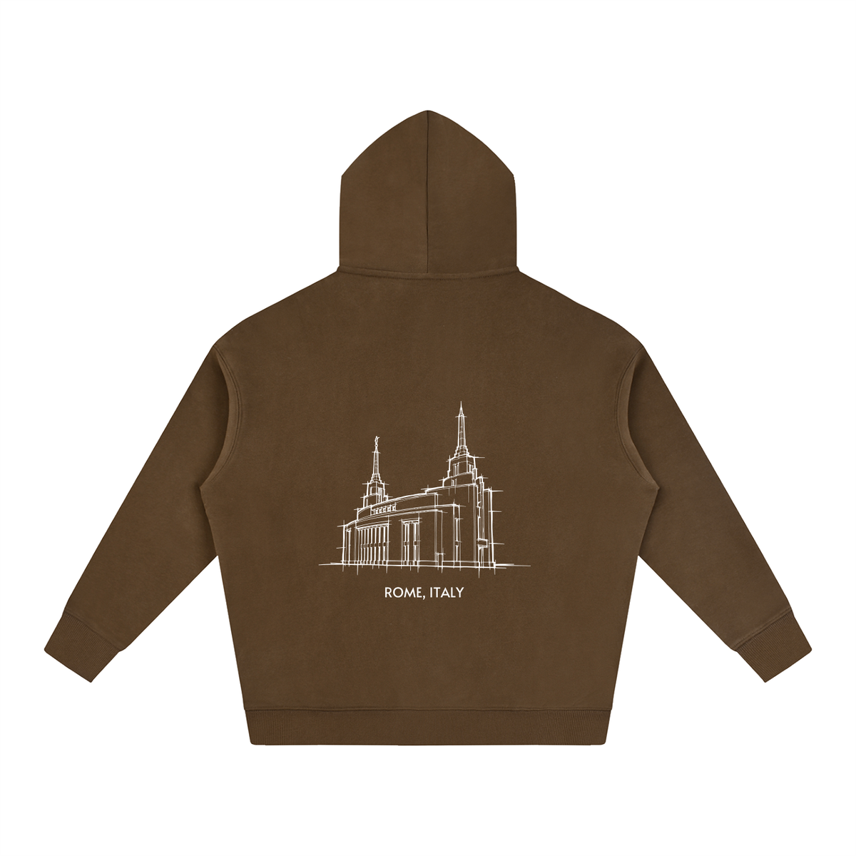 Ultra-soft Oversized Temple Hoodie (Rome)