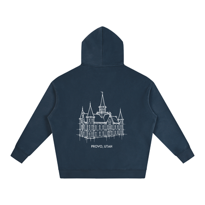 Ultra-soft Oversized Temple Hoodie (Provo City Center)