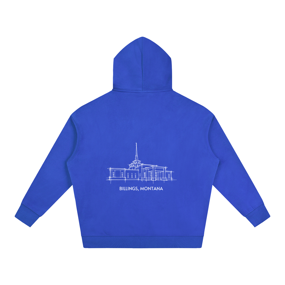 Ultra-soft Oversized Temple Hoodie (Billings)
