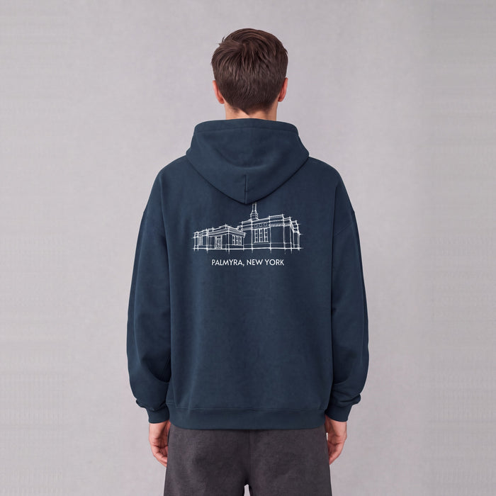 Ultra-soft Oversized Temple Hoodie (Palmyra)