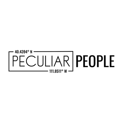 Coordinates logo close-up - Lehi