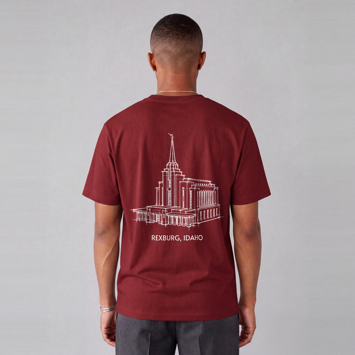Essential Heavyweight Temple Tee (Rexburg)