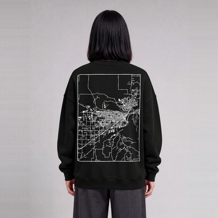 Ultra-soft Map Sweatshirt (Billings)