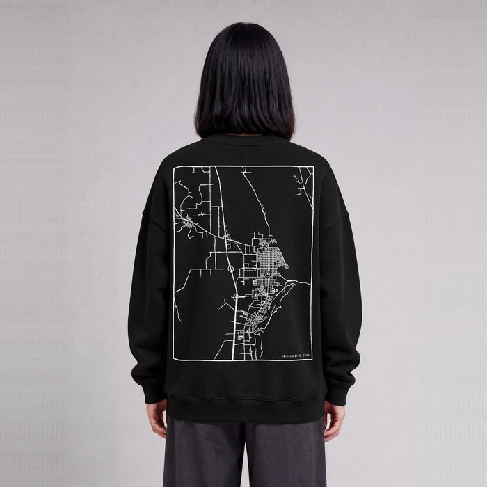 Ultra-soft Map Sweatshirt (Brigham City)