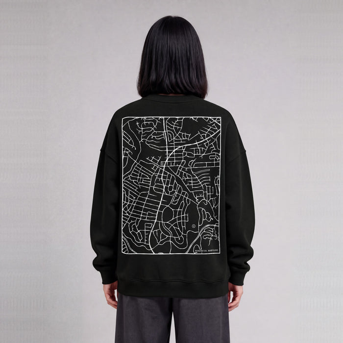 Ultra-soft Map Sweatshirt (Kensington)