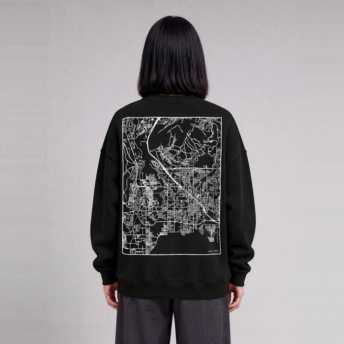 Ultra-soft Map Sweatshirt (Lehi)