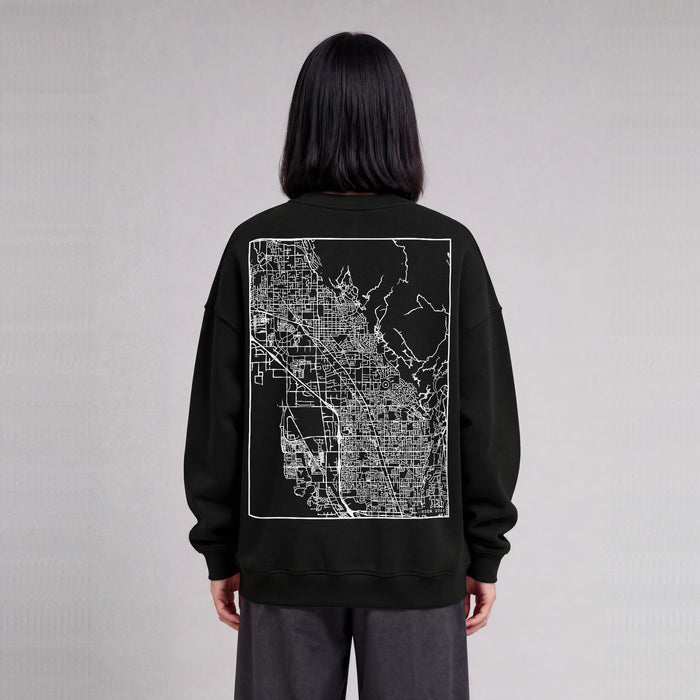 Ultra-soft Map Sweatshirt (Lindon)