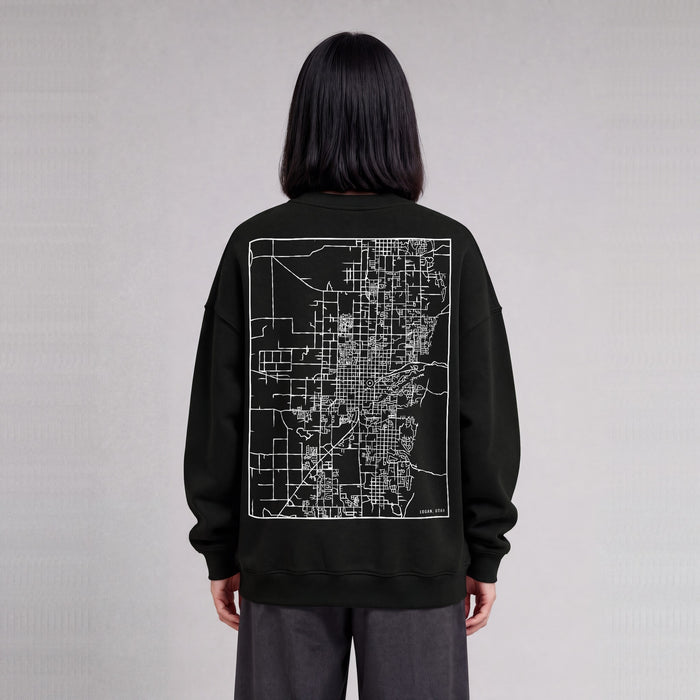 Ultra-soft Map Sweatshirt (Logan)