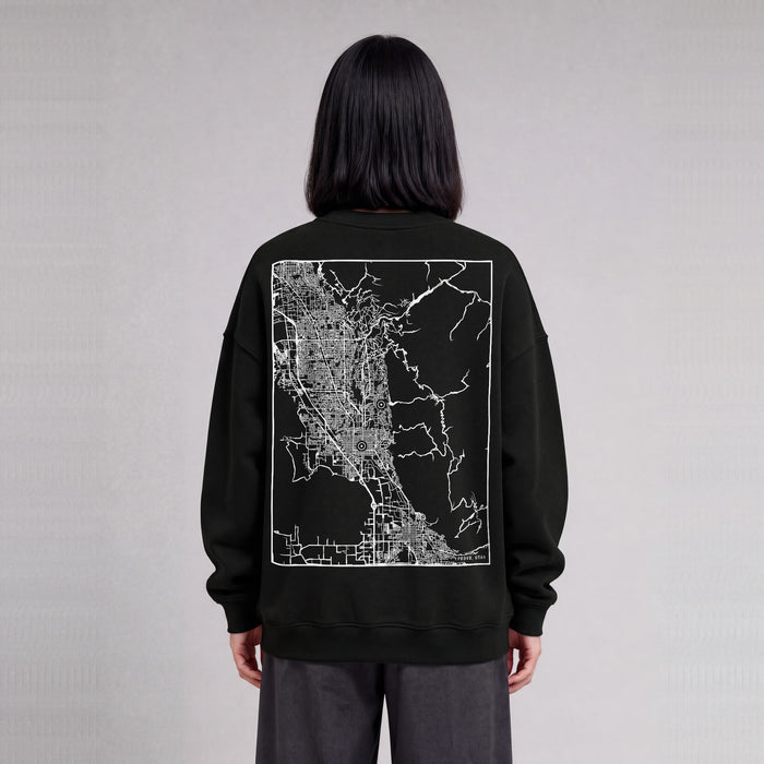 Ultra-soft Map Sweatshirt (Provo Rock Canyon)