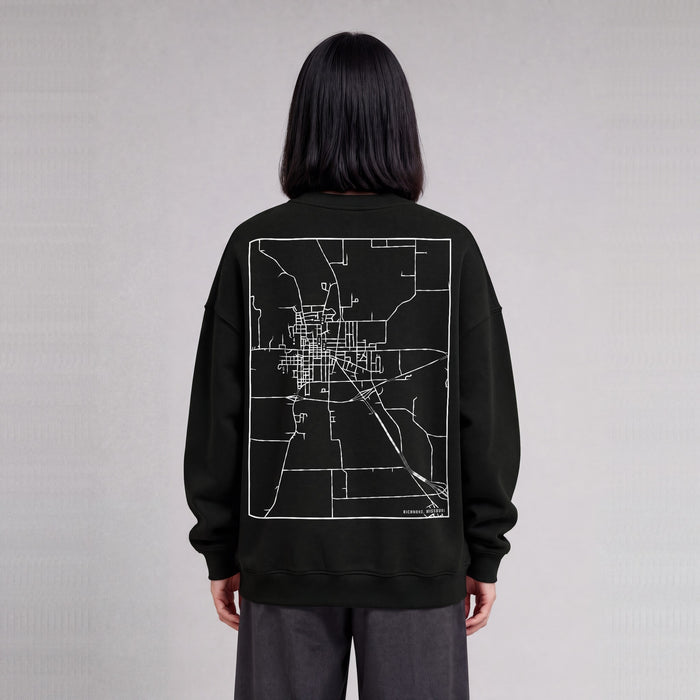 Ultra-soft Map Sweatshirt (Richmond)