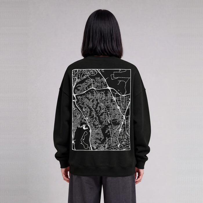 Ultra-soft Map Sweatshirt (San Diego)