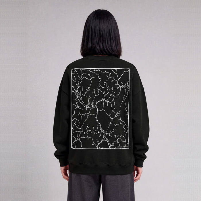 Ultra-soft Map Sweatshirt (Sharon)