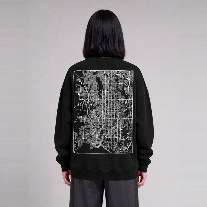 Ultra-soft Map Sweatshirt (South Jordan)