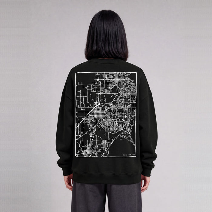 Ultra-soft Map Sweatshirt (Spanish Fork)