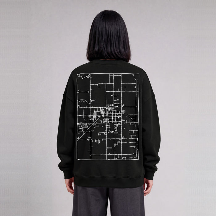 Ultra-soft Map Sweatshirt (Vernal)