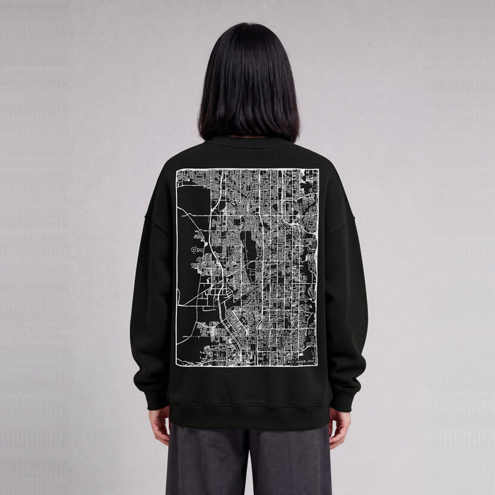Ultra-soft Map Sweatshirt (West Jordan)