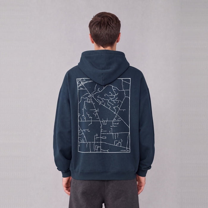 Ultra-soft Oversized Map Hoodie (Kirtland)