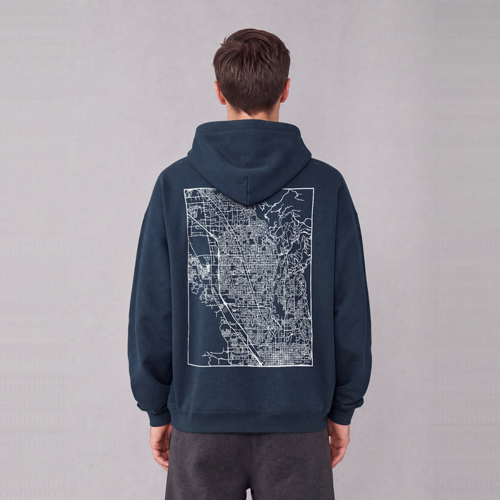 Ultra-soft Oversized Map Hoodie (Orem)